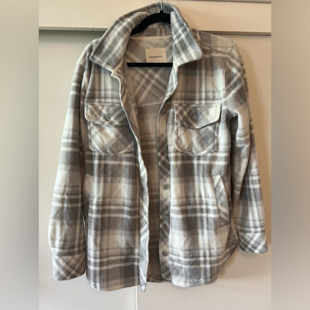 Thread & Supply Nordstrom Oversized Shacket Flannel XS